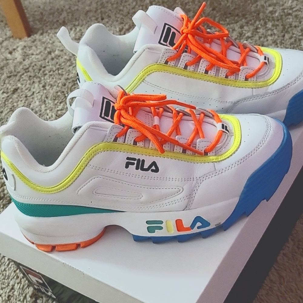 Fila neon sneakers 🚀